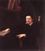 SACCHI, Andrea Portrait of Monsignor Clemente Merlini sf oil painting artist